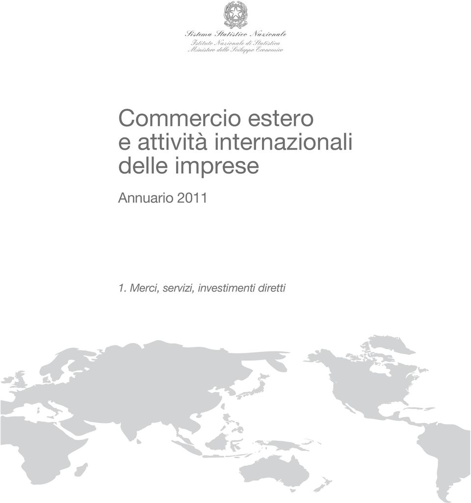 Commercio estero e attività internazionali delle