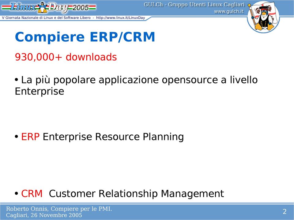 livello Enterprise ERP Enterprise