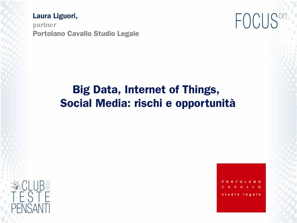 Legale Big Data, Internet of