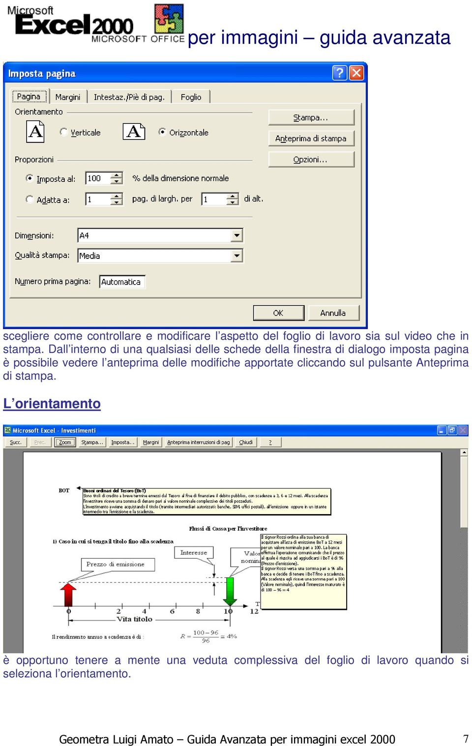 delle modifiche apportate cliccando sul pulsante Anteprima di stampa.