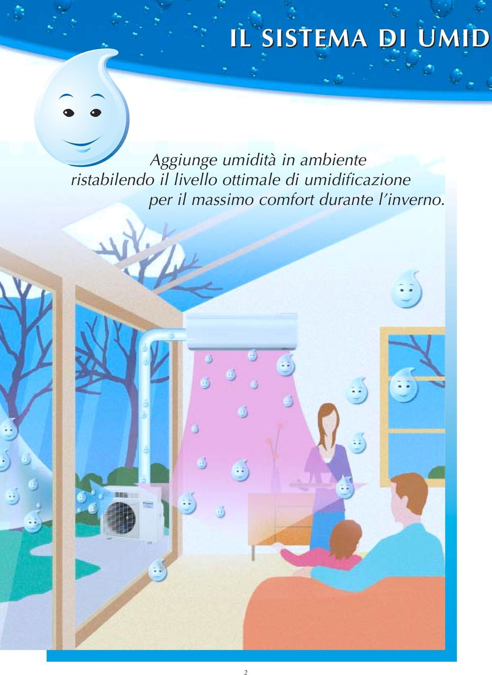 ottimale di umidificazione per il