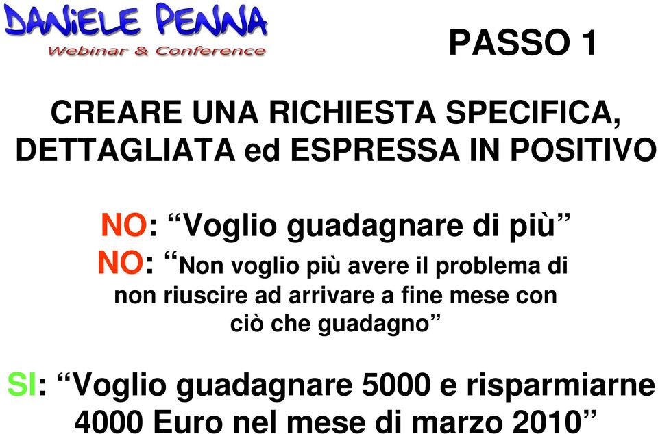 problema di non riuscire ad arrivare a fine mese con ciò che guadagno