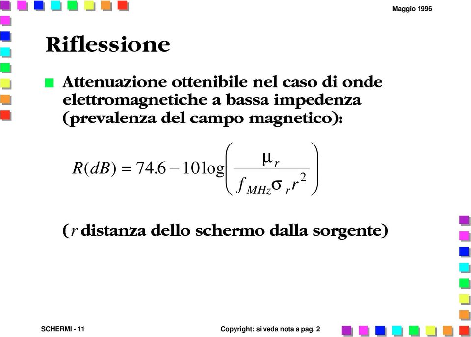 magnetico): RdB ( ) = 74.