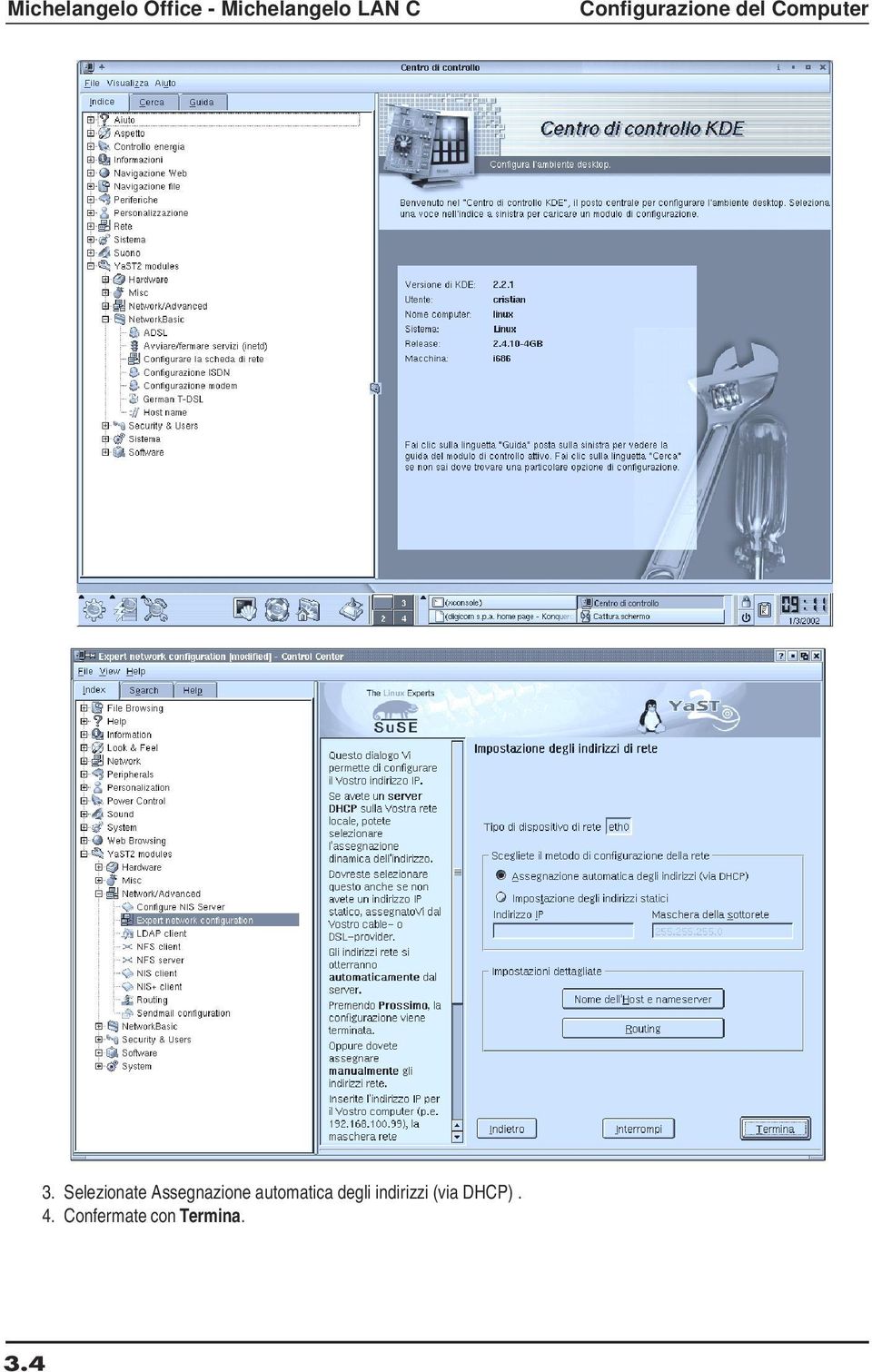 automatica degli indirizzi (via