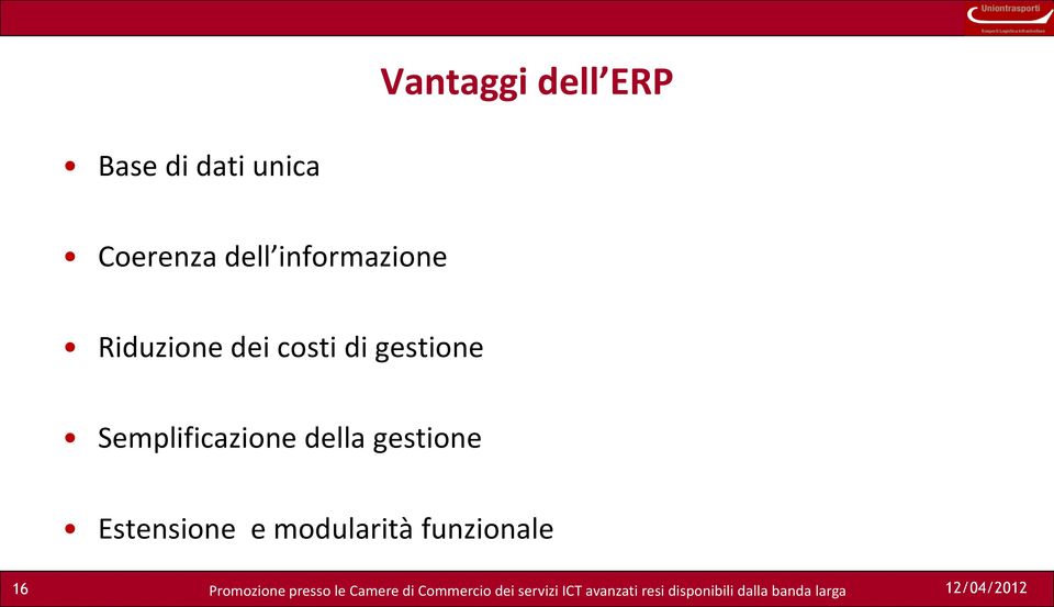 costi di gestione Semplificazione della