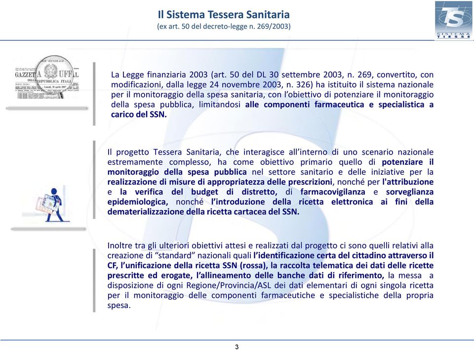 specialistica a carico del SSN.