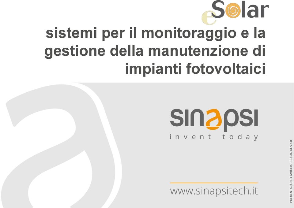 Fotovoltaici sistemi per il monitoraggio e la