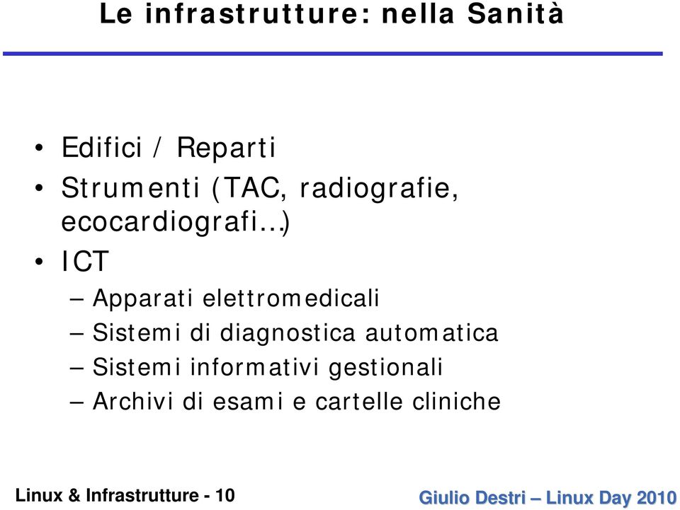 elettromedicali Sistemi di diagnostica automatica Sistemi