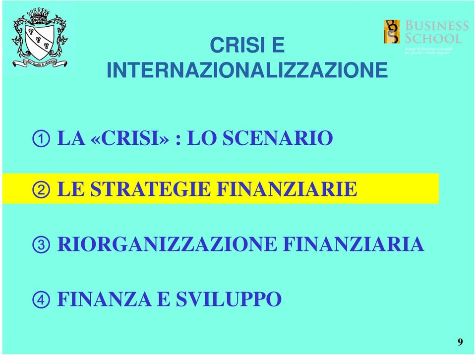 STRATEGIE FINANZIARIE 3