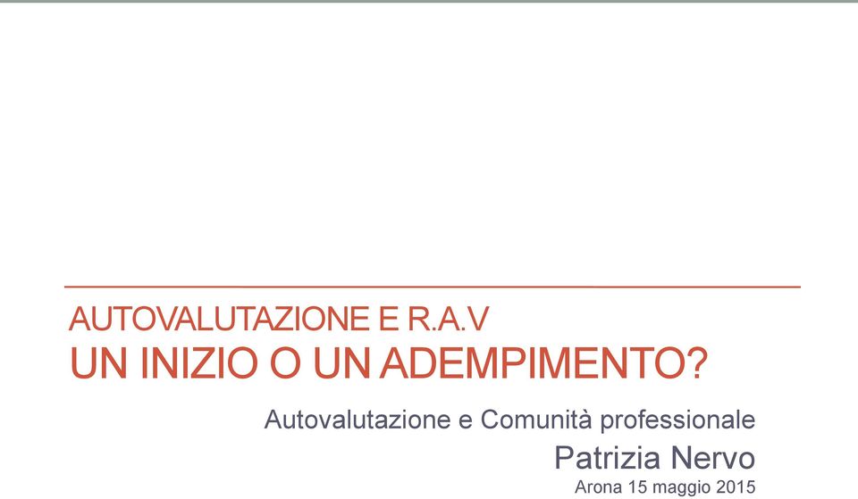 professionale Patrizia Nervo