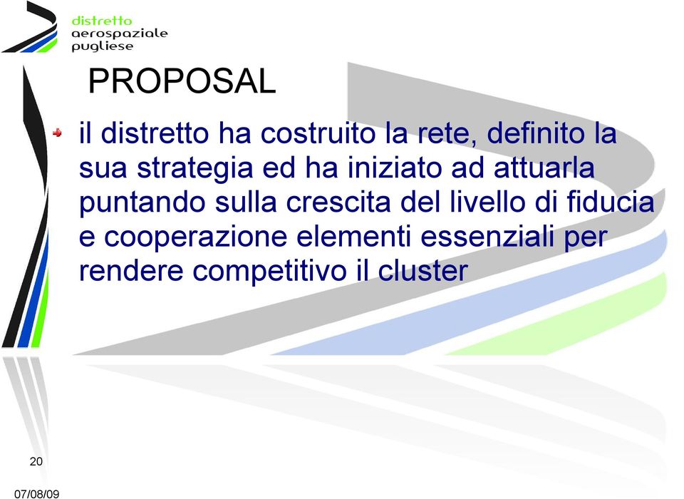 sulla crescita del livello di fiducia e cooperazione