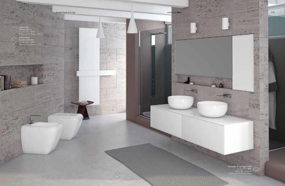 back to wall bidet 36 x 55 x 43h - SHBI