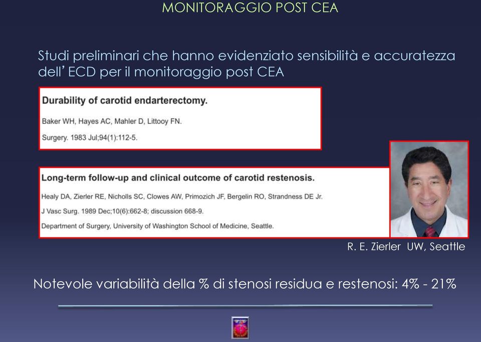 monitoraggio post CEA R. E.