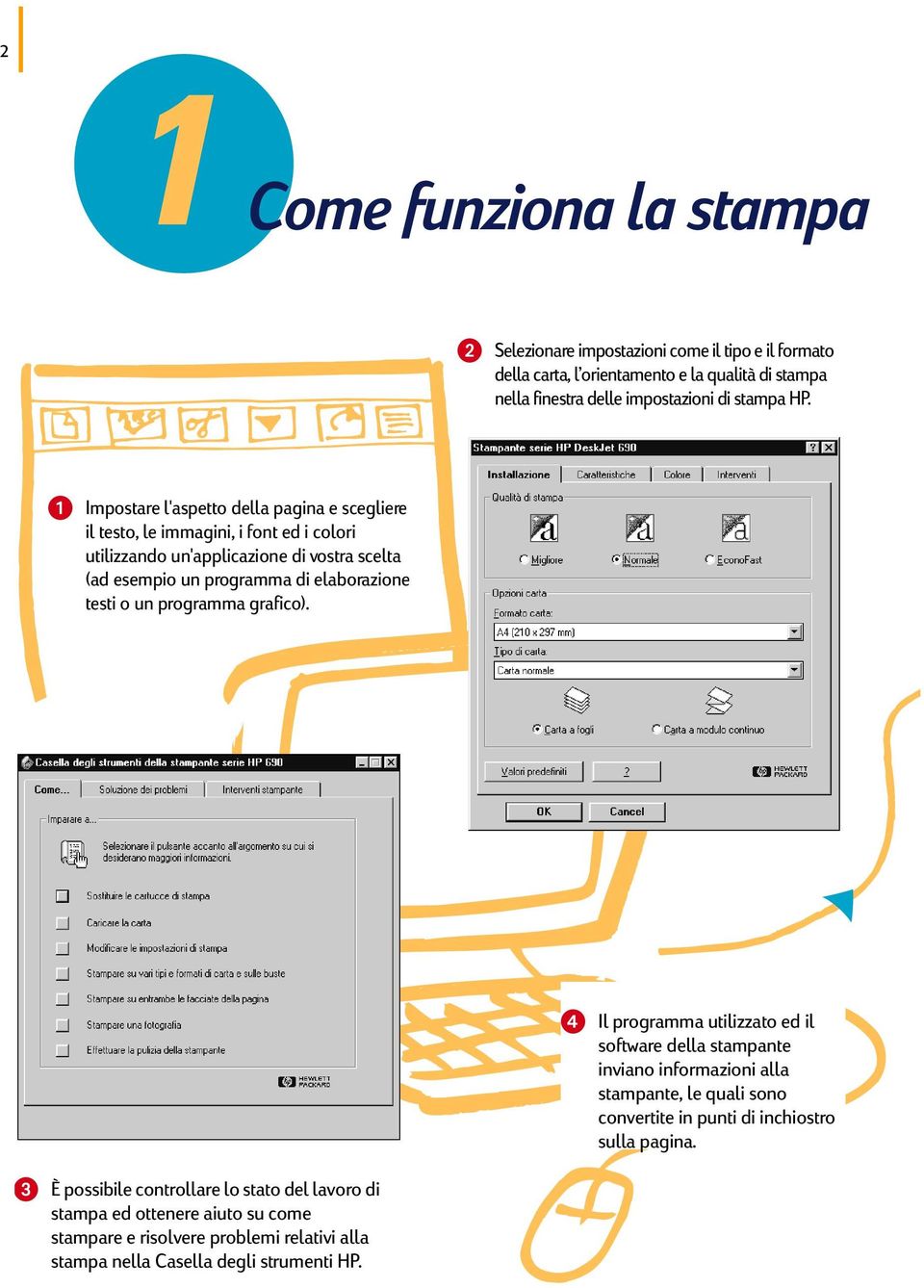 testi o un programma grafico).