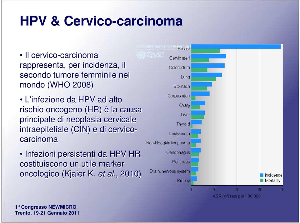 la causa principale di neoplasia cervicale intraepiteliale (CIN) e di cervicocarcinoma