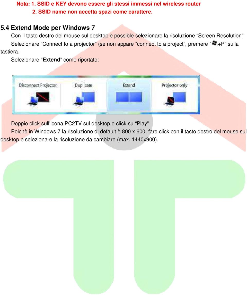 projector (se non appare connect to a project, premere tastiera.