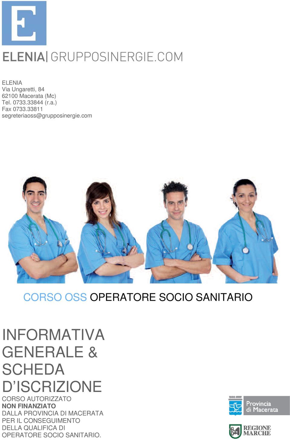 com CORSO OSS OPERATORE SOCIO SANITARIO INFORMATIVA GENERALE & SCHEDA D