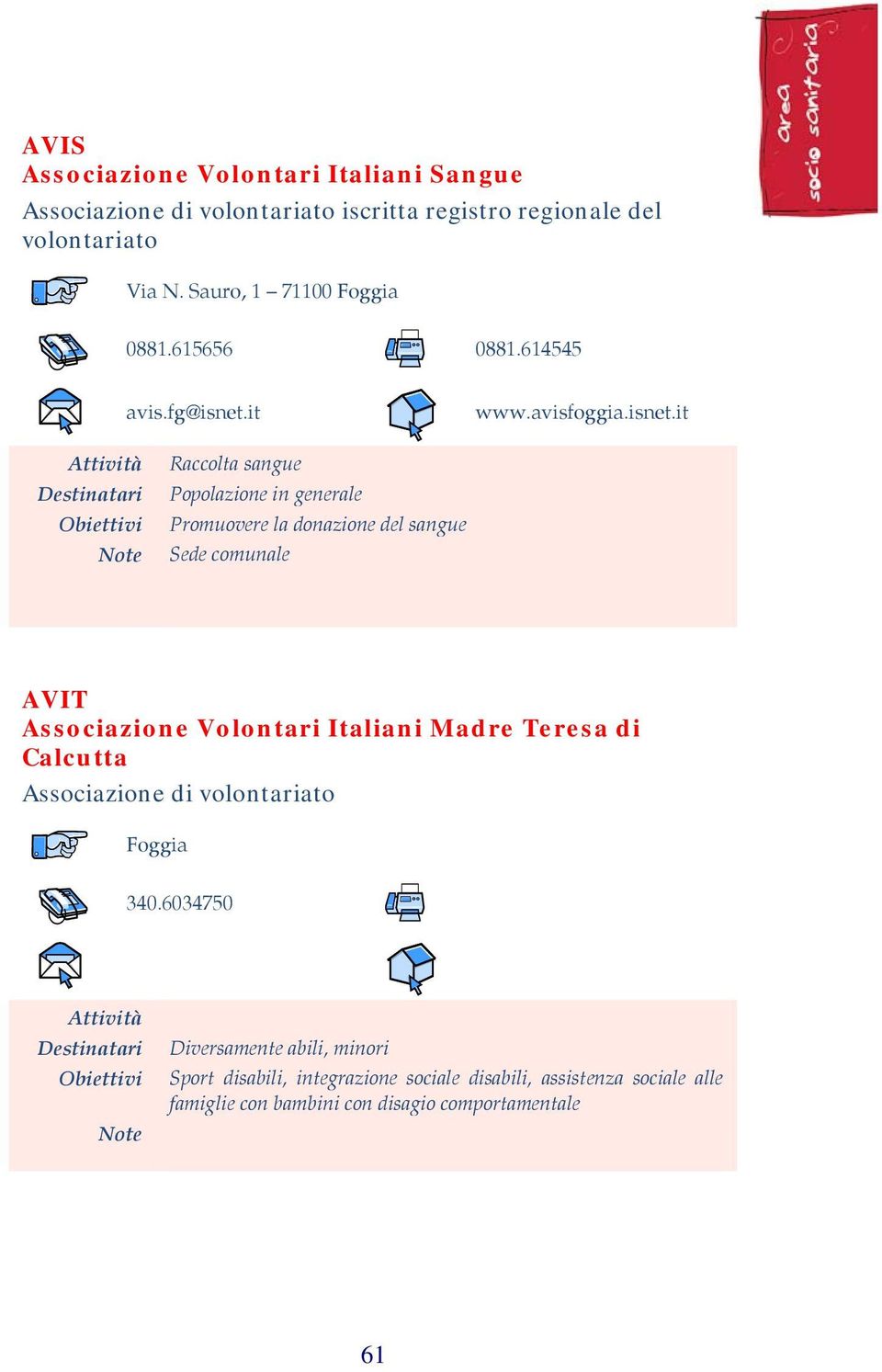 it Raccolta sangue Promuovere la donazione del sangue Sede comunale AVIT Associazione Volontari Italiani Madre