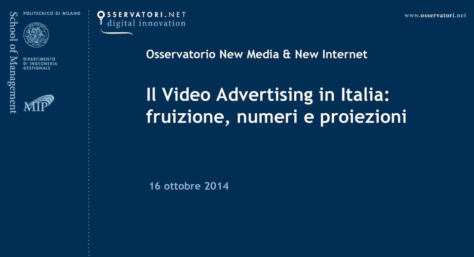 numeri e proiezioni 16 ottobre 2014