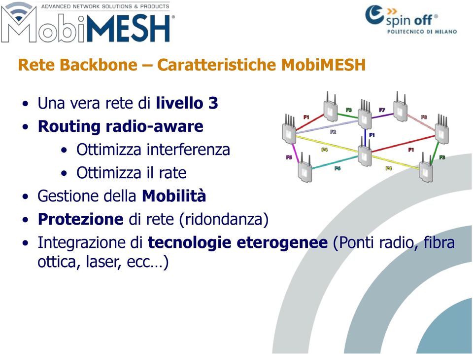 Gestione della Mobilità Protezione di rete (ridondanza)