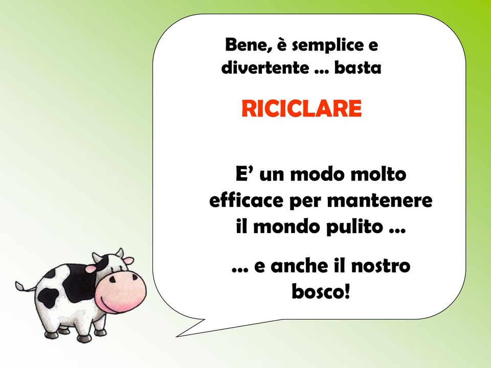 efficace per mantenere il mondo