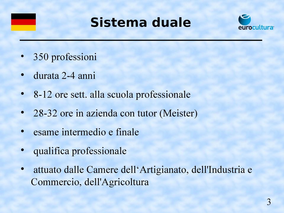 (Meister) esame intermedio e finale qualifica professionale