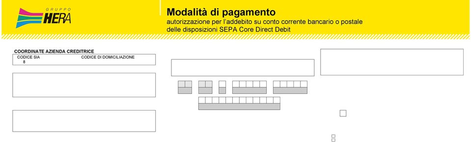 ) che danno luogo agli ordini di incasso elettronici (nonché le eventuali proroghe di scadenza), verranno direttamente inviati dall Azienda al debitore e risulteranno contrassegnati dalla seguente