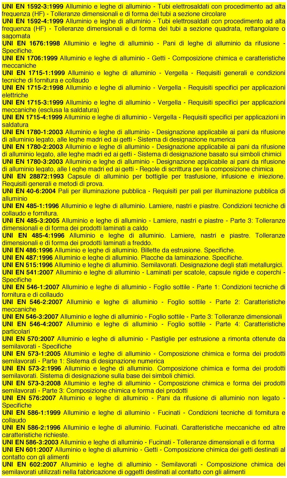 Alluminio e leghe di alluminio - Pani di leghe di alluminio da rifusione - Specifiche.