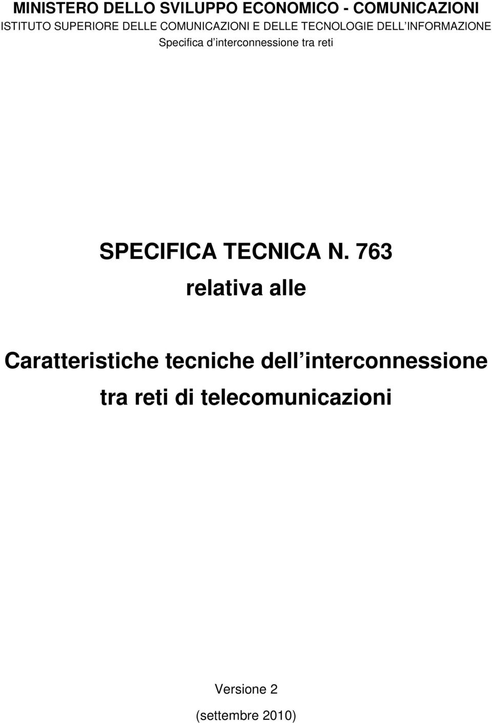 tecniche dell interconnessione tra