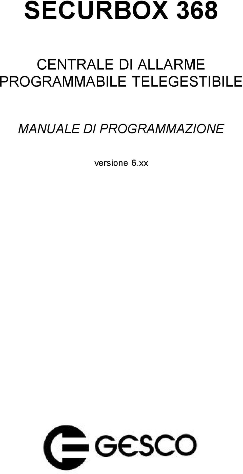 TELEGESTIBILE MANUALE DI