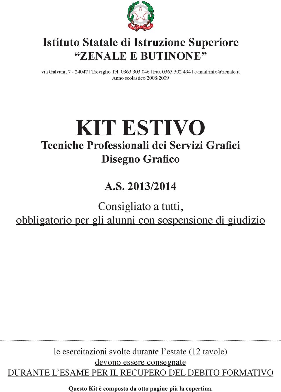 it Anno scolastico 2008/2009 KIT EST