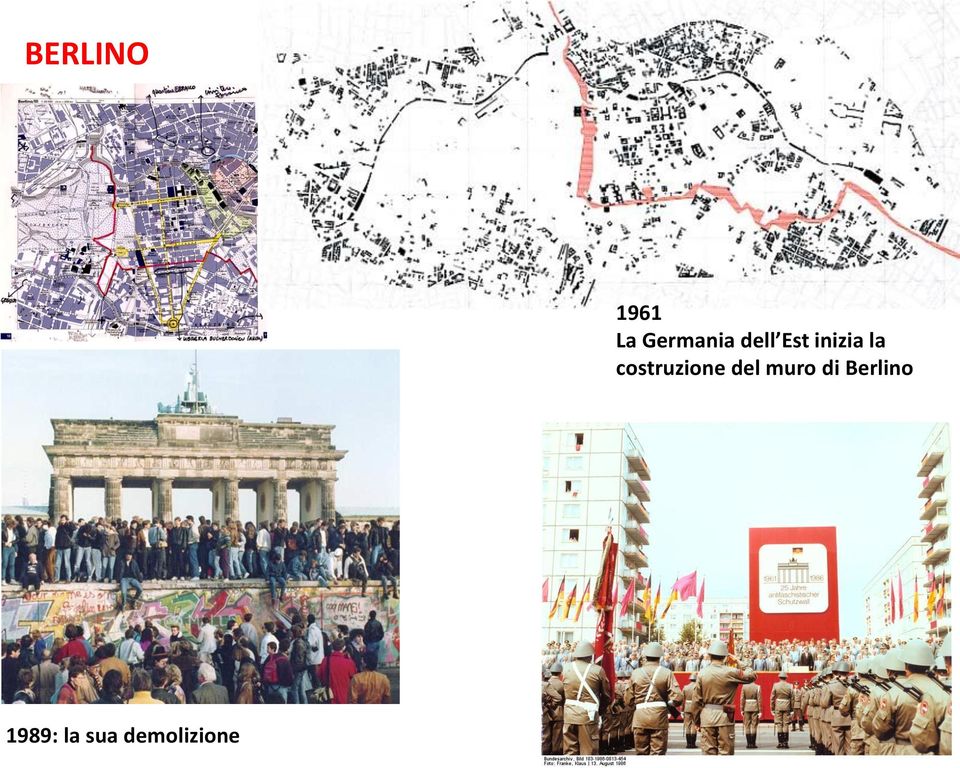 costruzione del muro di