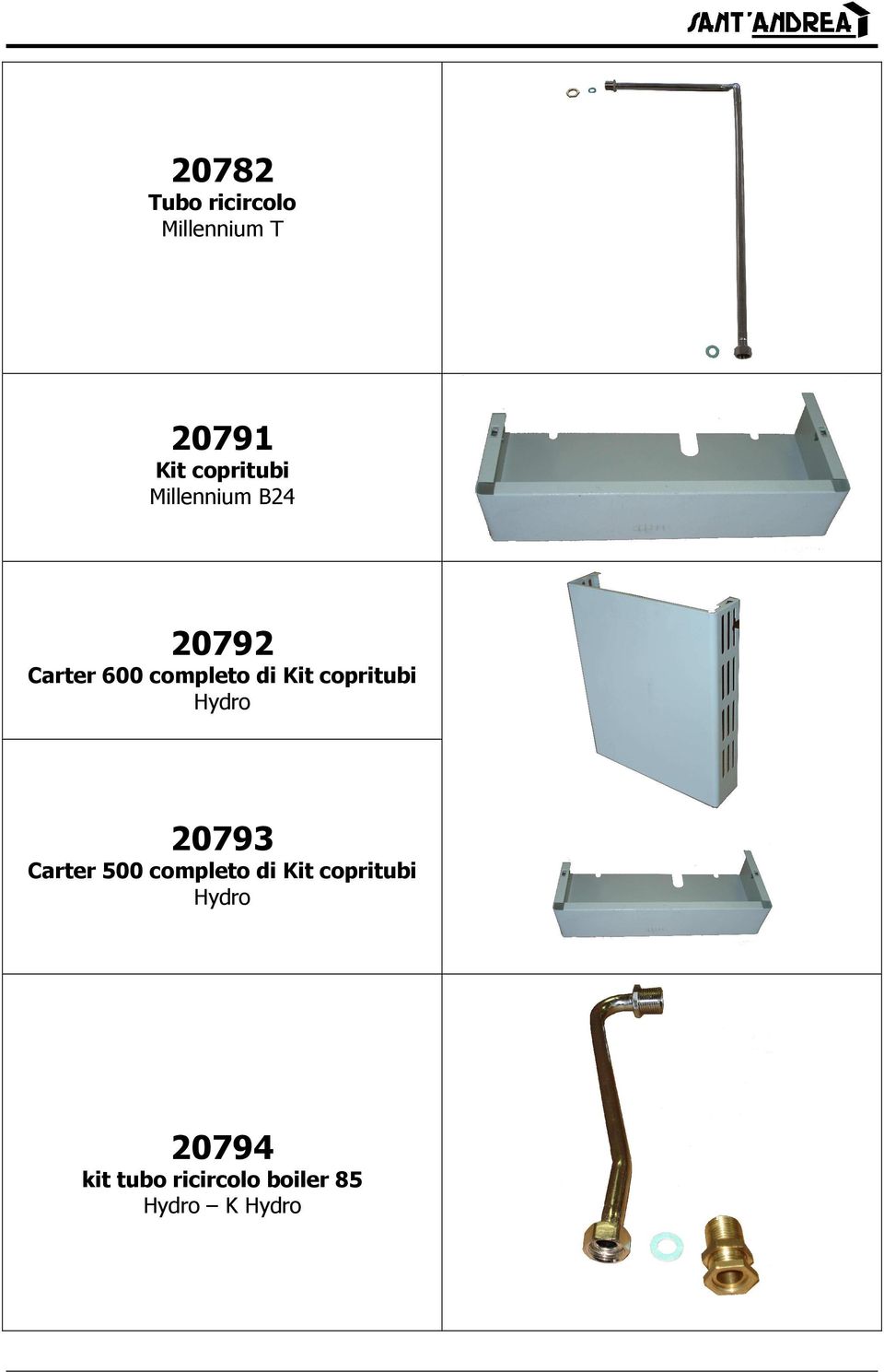 copritubi Hydro 20793 Carter 500 completo di Kit