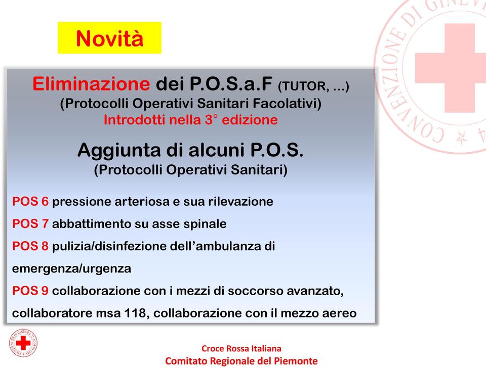 F (TUTOR, ) (Protocolli Operativi Sa