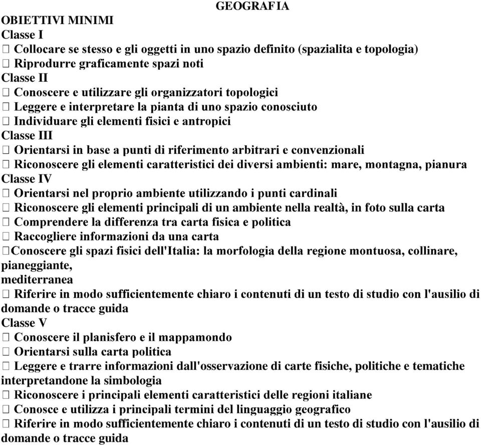 tracce guida rmazioni dall'osservazione di carte fisiche, politiche e tematiche interpretandone la