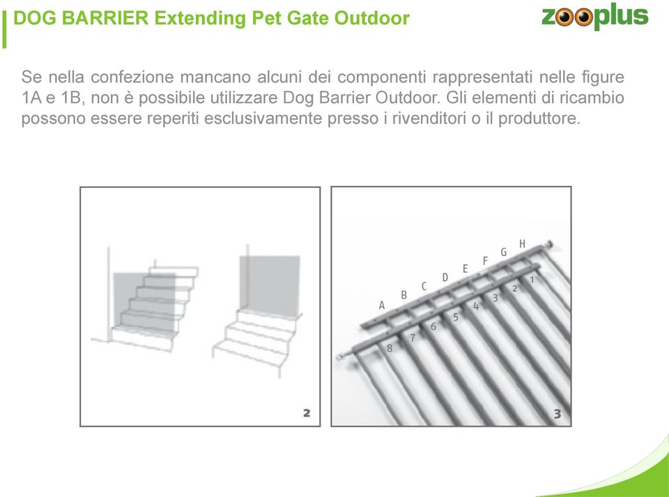 utilizzare Dog Barrier Outdoor.