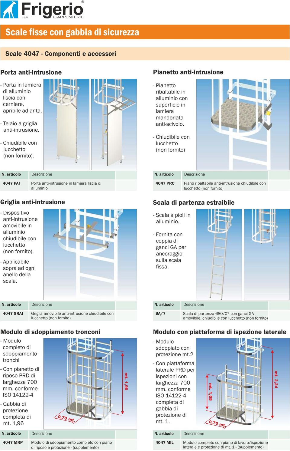 - Chiudibile con lucchetto (non fornito) 4047 PAI Porta anti-intrusione in lamiera liscia di alluminio Griglia anti-intrusione - Dispositivo anti-intrusione amovibile in alluminio chiudibile con