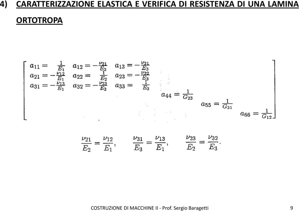 ELASTICA E VERIFICA