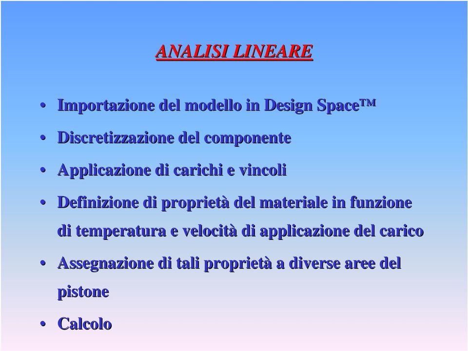 Definizione di proprietà del materiale in funzione di temperatura e