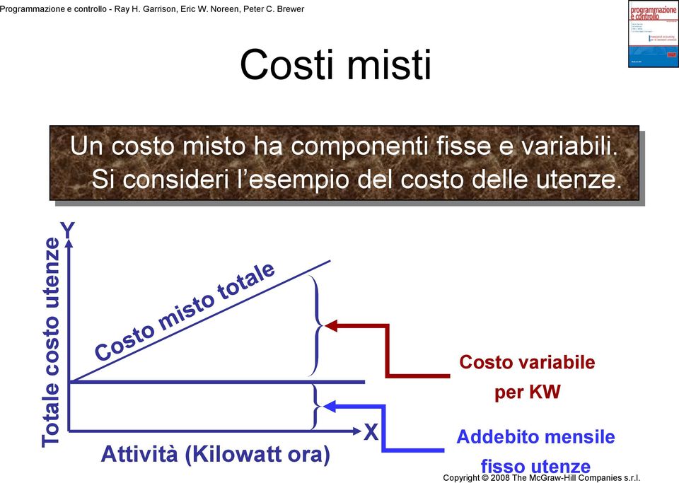 Brewer Costi misti Y Un costo misto ha componenti fisse e variabili.