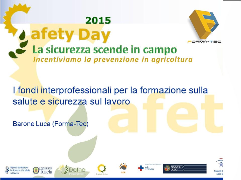 salute e sicurezza sul