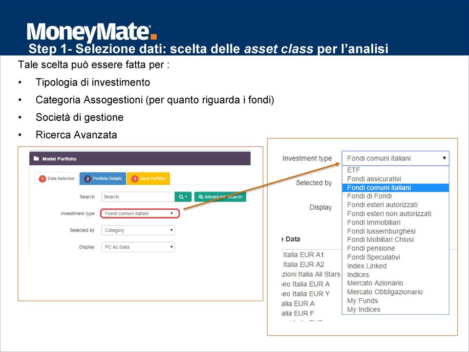 Tipologia di investimento Categoria Assogestioni (per