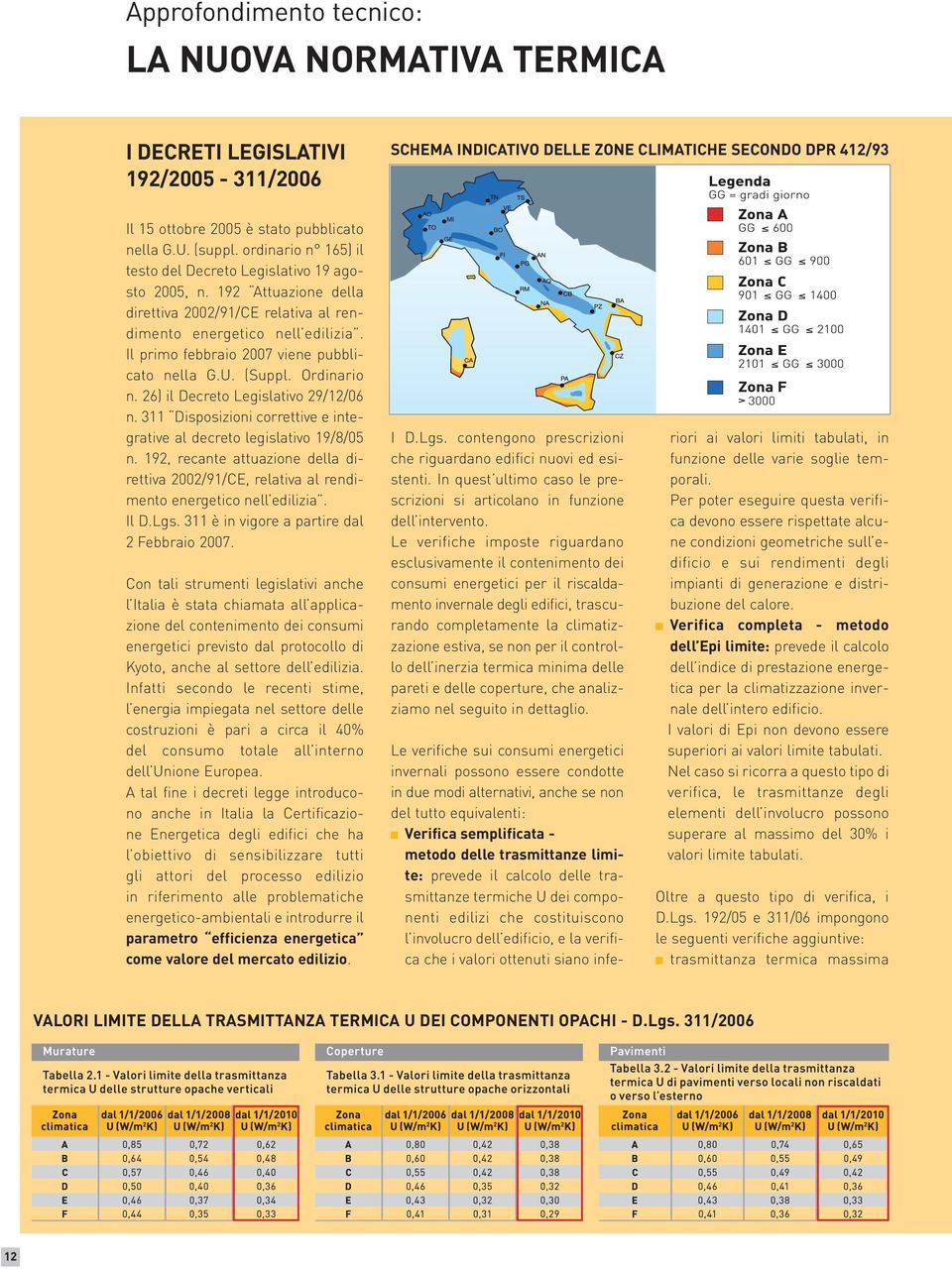 Il primo febbraio 2007 viene pubblicato nella G.U. (Suppl. Ordinario n. 26) il Decreto Legislativo 29/12/06 n. 311 Disposizioni correttive e integrative al decreto legislativo 19/8/05 n.