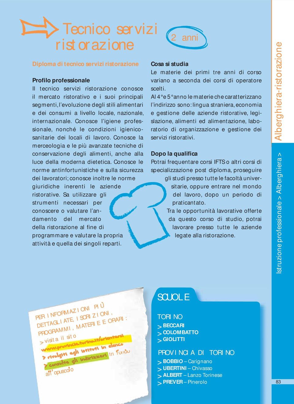 Conosce la merceologia e le più avanzate tecniche di conservazione degli alimenti, anche alla luce della moderna dietetica.