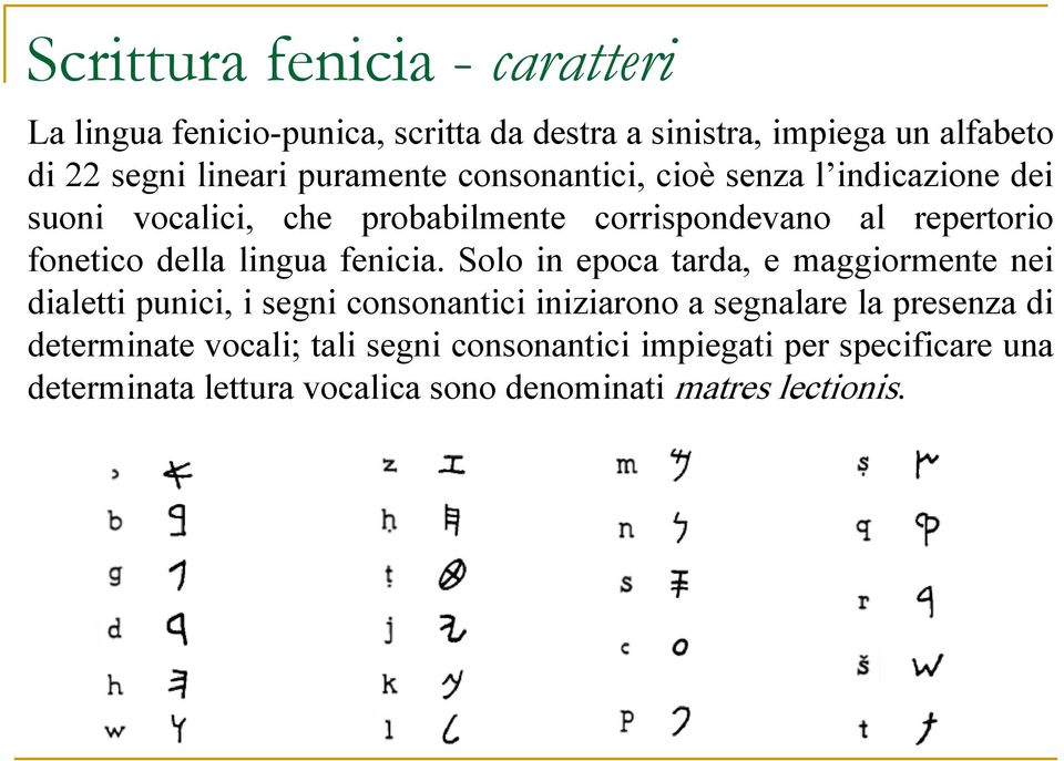 lingua fenicia.