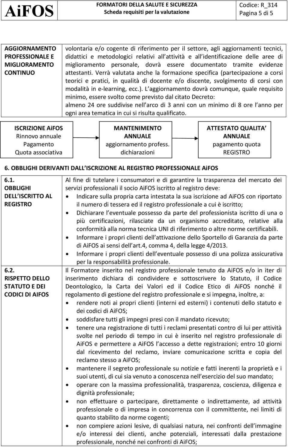 Verrà valutata anche la formazione specifica (partecipazione a corsi teorici e pratici, in qualità di docente e/o discente, svolgimento di corsi con modalità in e learning, ecc.).