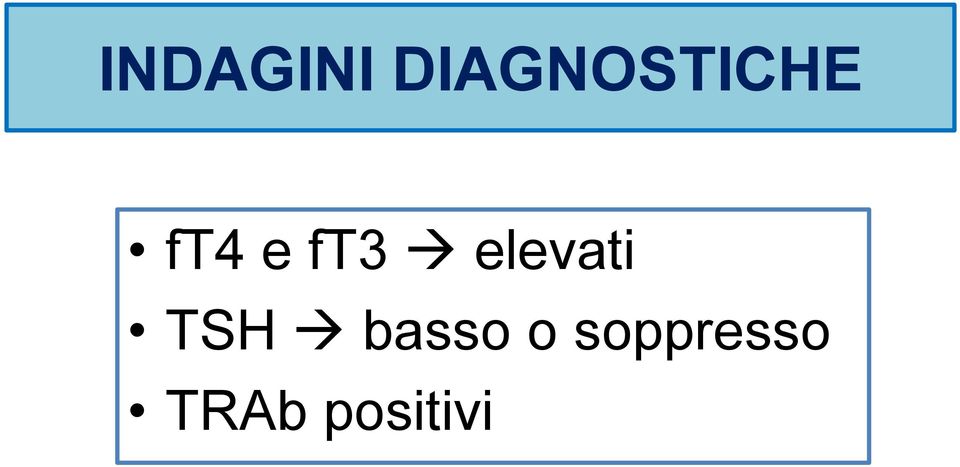 ft3 elevati TSH