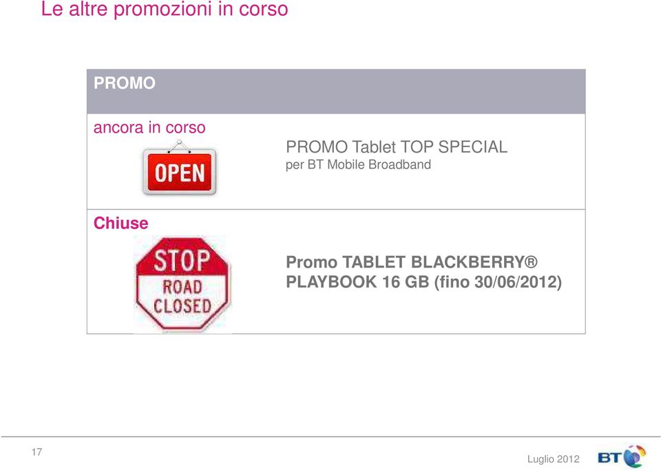 Mobile Broadband Chiuse Promo TABLET