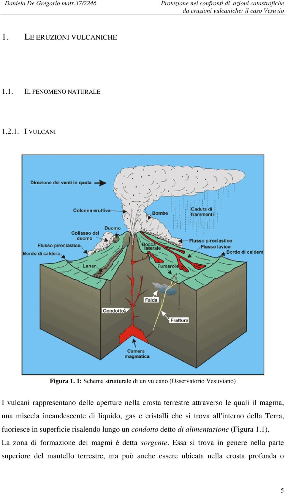 magma, una miscela incandescente di liquido, gas e cristalli che si trova all'interno della Terra, fuoriesce in superficie risalendo lungo un