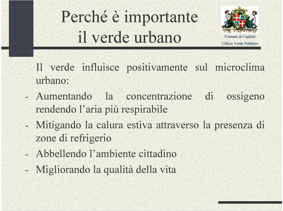 più respirabile - Mitigando la calura estiva attraverso la presenza di zone